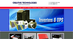 Desktop Screenshot of creativetechnologies.in