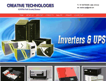 Tablet Screenshot of creativetechnologies.in